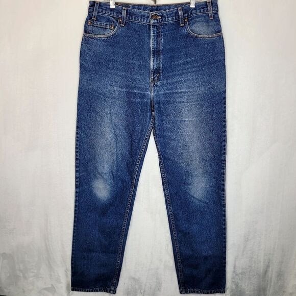 Vintage 90s Levi's Orange Tab Relaxed Fit Jeans Size 38 x 34 - Picture 1 of 9